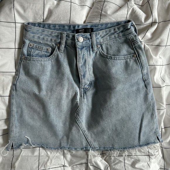 Glassons Skirts Glassons Denim Skirt In Light Wash Poshmark